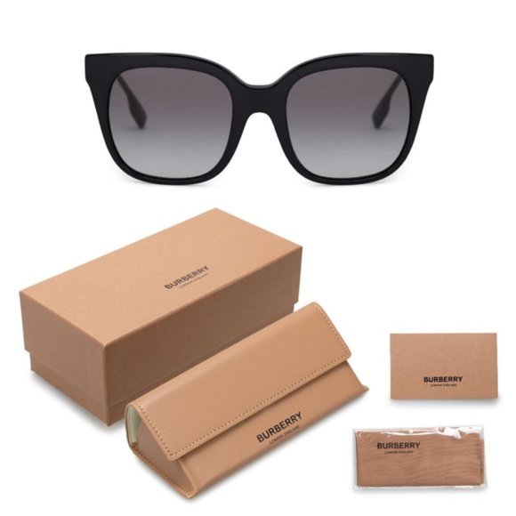 Burberry Black Square Sunglasses - Picture 5 of 5